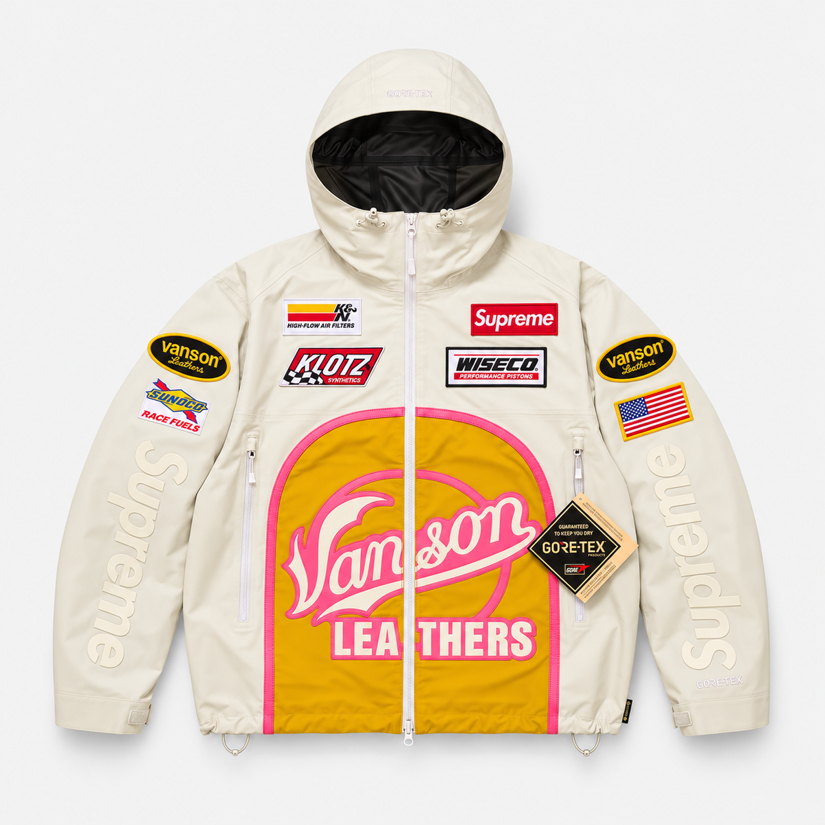 Supreme x Vanson – Veste Racing Gore-Tex