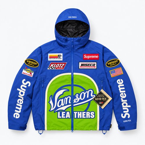Supreme x Vanson – Veste Racing Gore-Tex